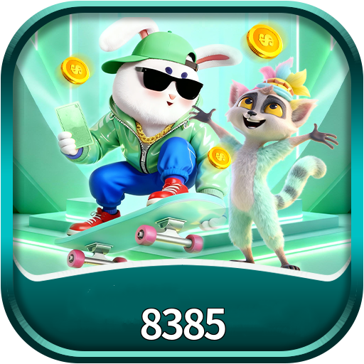 Imagem promocional da 8385 mostrando a plataforma e suas vantagens